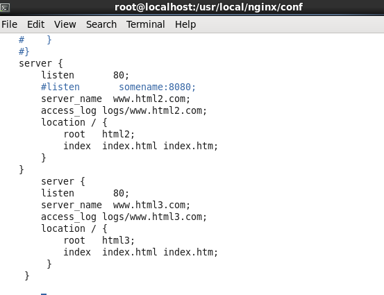 Linux系统nginx配置简单网站项目